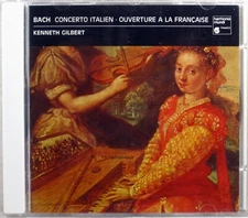 HARMONIA MUNDI Bach GILBERT Concerto Italien (CD, 1988, GERMANY) HMA-1901278 NM
