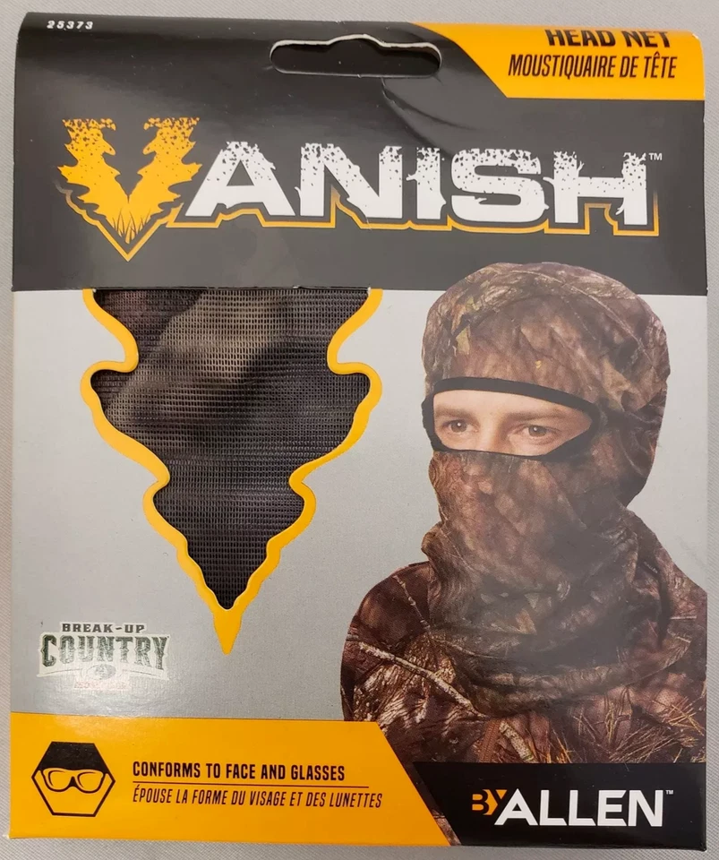 Camouflage Hunting Mesh Headnet Allen®VANISH™25373 Mossy Oak Break-Up Country - Image 2 of 4