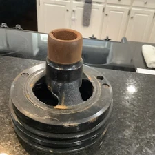 Nos 1957-1964 Y Block Two Row Lower Crank Pulley  Balancer C3TE-6316-E Car ?