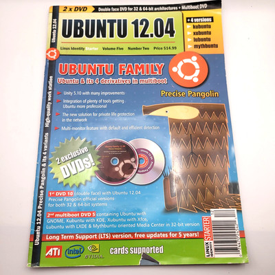 Linux Starter Ubuntu Magazine Family 12.04 + 32 and 64 bit DVDs 2012