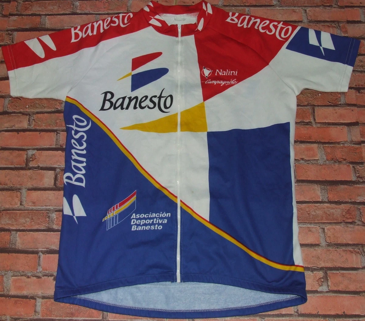 Caisse D'Epargne NALINI Maillot de Vélo Haut Maillot Cyclisme Taille
