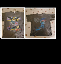 2 X-Men Comic T-shirt 1994 Marvel Comics Signal XL Wolverine Cyclops