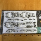 Poly Clear Stamps Hero Arts Christmas Carolers CM579 Stamp Set 4” X 6” — photo 6