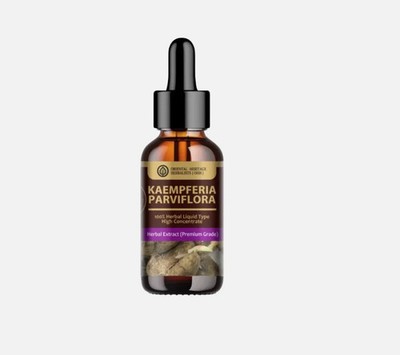 Black Ginger Herbal Extract Liquid Kaempferia Parviflora Natural Galingale 25ml