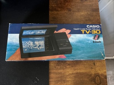 Casio Liquid Crystal Pocket TV-30 COMPLETE NEW UNUSED In Box! Tested
