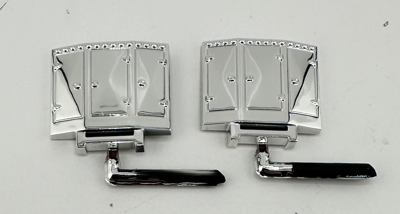 Ho Feuling Rack HO 1:87 HO Logistics 18950 Cabinet Style Headache Rack - CHROME (2 pcs ...