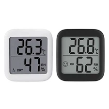 Digital Humidity Sensor Monitor Temperature Meter Gauge- for Office Baby Room