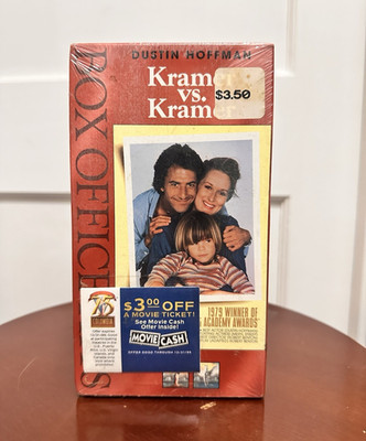  Kramer Vs. Kramer Box Office Hit's Edition VHS SEALED Dustin Hoffman
