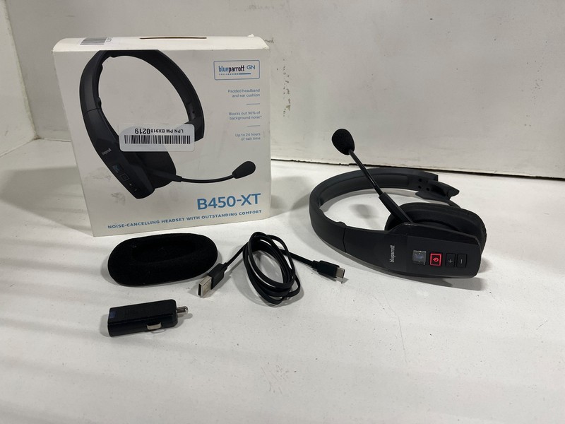 BlueParrott B450-XT Mono Headset - Black - Used