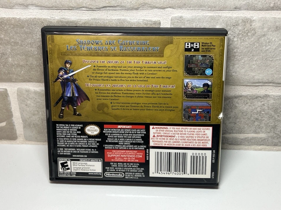 Fire Emblem: Shadow Dragon - Nintendo DS - CIB w/ All Inserts - Image 3 of 4