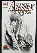 Avengers Invaders #3 2008 Marvel DF Ltd 1499 Alex Ross Sketch Variant NM