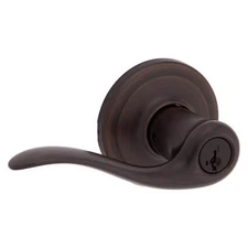 NEW Kwikset Keyed Entry Door Handle Tustin Handle Venetian Bronze 