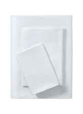 Mainstays Basic Value Microfiber Bed Sheet Set, Arctic White, Twin, 3 Piece