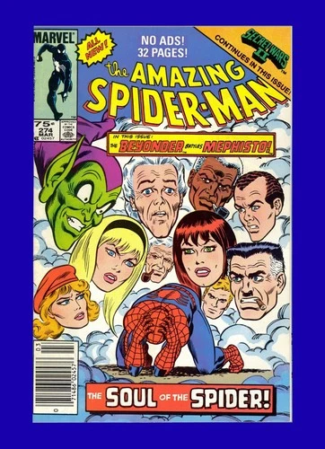 Amazing Spider-Man #274 - Zarathos Beyonder Mephisto Kingpin - 1986 - 9.6 NM+