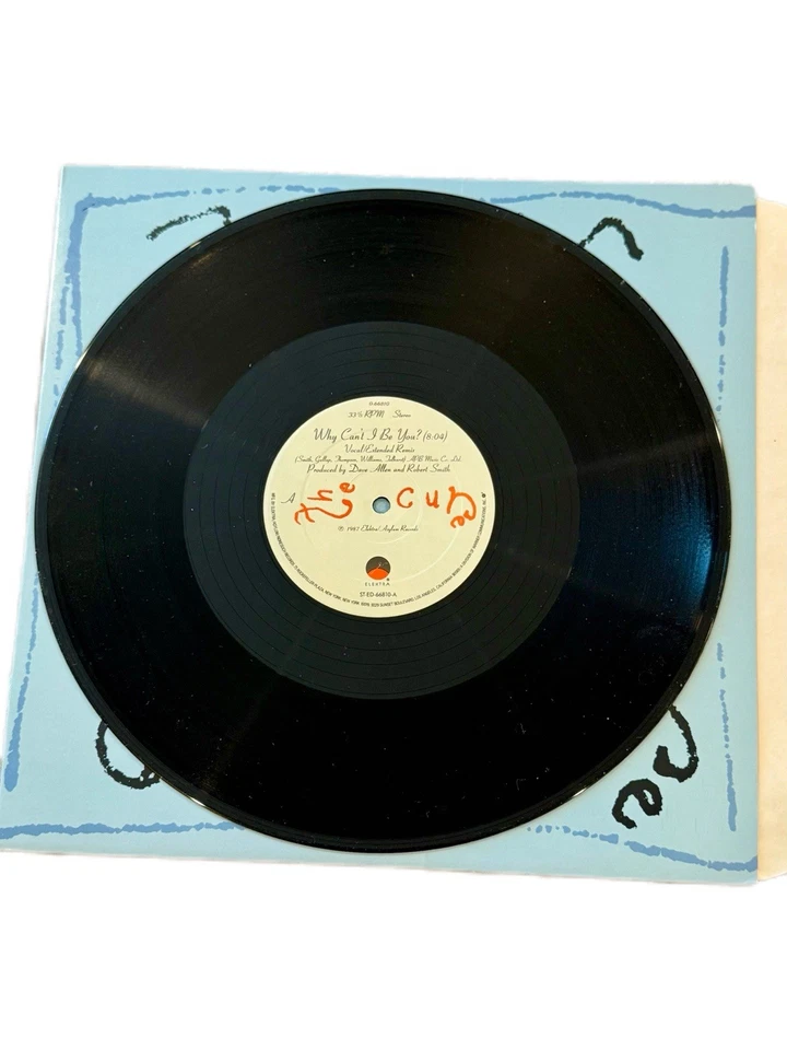 The Cure — Why Can’t I Be You? 12-дюймовый виниловый ремикс 1987 Elektra A Japanese Dream EX - Изображение 4 из 4