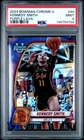2024 Bowman Chrome University Basketball Purple Lava Refractor Kennedy Smith #44 PSA 9