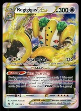 Regigigas VSTAR 114/159 VSTAR Rare Crown Zenith Pokemon Holo LP