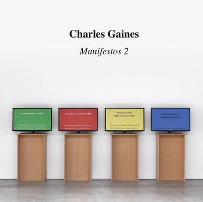 CHARLES GAINES Manifestos 2 Music CDs New