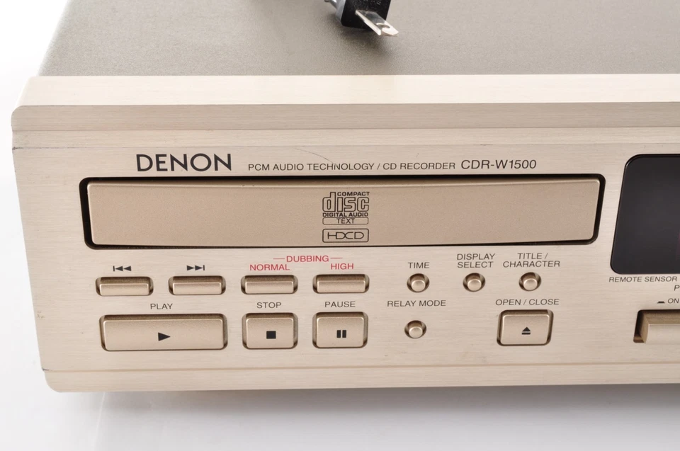 Denon CDR-W1500 Dual Deck CD Recorder 5081506116 With Transformer In-stock - Image 4 of 4