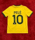 Pele Brazil Soccer Autographed Signed Jersey BECKETT