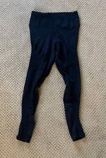 NUX Black Women s Leggings Ribbed Compression...