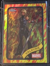2025 Topps Chrome Marvel - Valkyrie Human Torch Refractor 23/39 #187