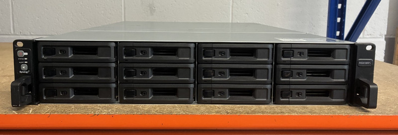 RS2418RP+ 12 Bay Synology NAS 4GB Memory Intel 2.1GHz CPU Fully Tested