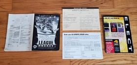 Mutant League Hockey Sega Genesis Video Game Complete w Box Manual EA Poster CIB