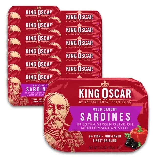 Sardinas Premium en Aceite de Oliva Virgen Extra, Estilo Mediterráneo, (Pack de 12) Foto 4 de 4