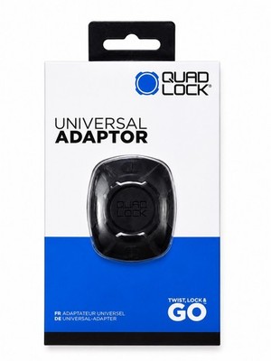 Quad Lock Universal Adaptor Phone Mount Adhesive Twist Lock & Go - New Sealed