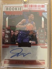 2024 Silhouette Rookie Ticket Contenders FOTL Red #/7 Ja'Kobe Walter Auto RC Sp
