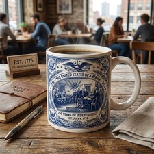 USA 250th Anniversary Independence 1776 Coffe...