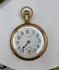 Antique Illinois Railroad gold filled pocket watch w/bunn special movement