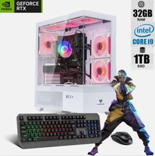 ARBG Gaming PC,GeForce RTX2080 Ti,Intel i9,32GB RAM,1TB SSD,1TB HDD Win11 WiFi6