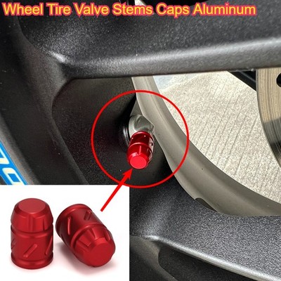 2Pc Wheel Tire Valve Stems Caps Aluminum Tyre Rim Stem Covers Airdust Waterproof