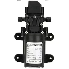 1212V Self-Priming High-Pressure Car Wash Diaphragm Boost Pump for Sprayers