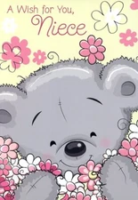 A Wish For You Niece - Birthday Greeting Card - 01171