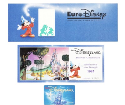 Disneyland Paris - Opening Day Ticket with Decorative Folder