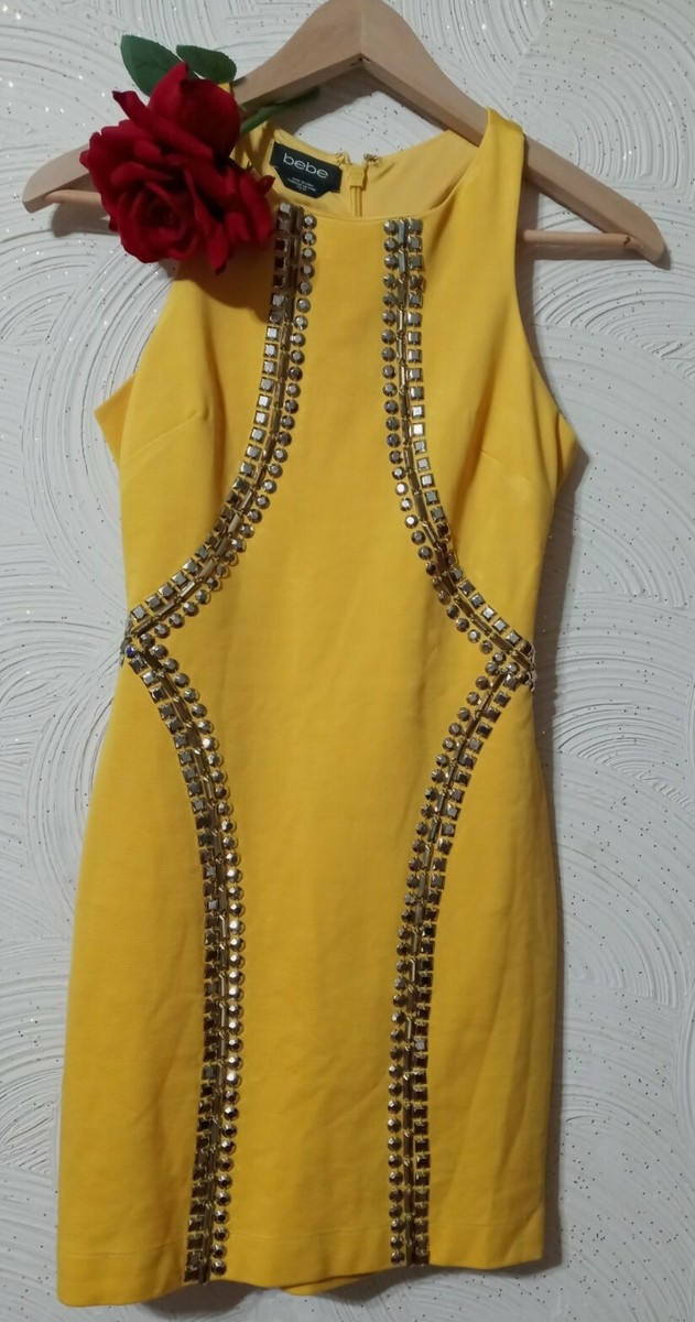 short beaded bandage dress BEADED BANDAGE DRESS S