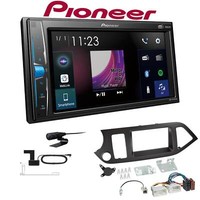 Pioneer Multimedia Autoradio Bluetooth Dab+ FüR KIA Picanto Ab 2011 Schwarz