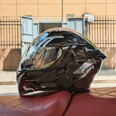 DOT Approved Flip Up Motorbike Helmet Double Visor Moto cascos Helmet Motorcycle