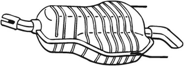 Bosal 185-647 EndschalldÄMpfer FÜR Opel Vauxhall-image