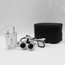2.5X 420mm Dental Surgical Binokularlupen Lupenbrille Mit LED Headlight Tragbare