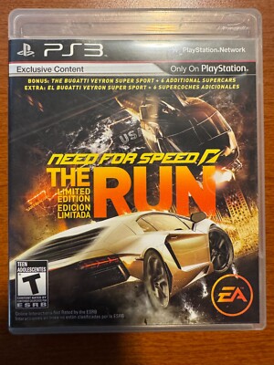 Need for Speed The Run Limited Edition - PlayStation 3 - Complete & Tested - PS3