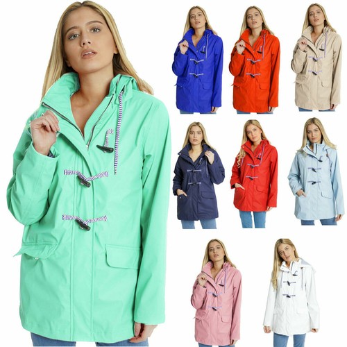 Womens Festival Rubberised Toggle Hood 