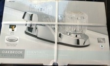 OakBrook Essentials Chrome Two Handle Lavatory Pop-Up Faucet 4 in.