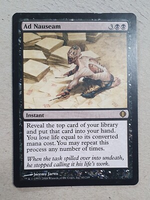 MtG - Ad Nauseam / Bis zum Erbrechen x1 - Alara - Rare - Tutor Commander Staple