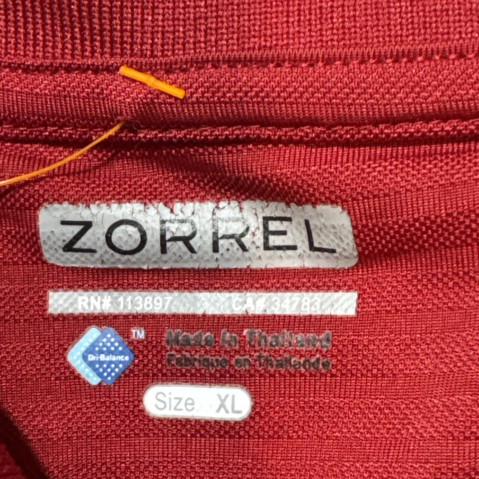 Lockheed Martin Lightning II F-35 Red Golf Polo Shirt Size XL - Image 3 of 4