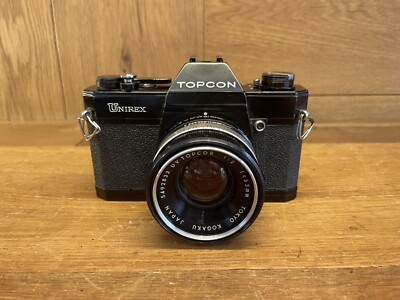 *Super Rare Black : Near Mint : READ* Topcon Unirex Film Camera 53mm F/2 / Japan