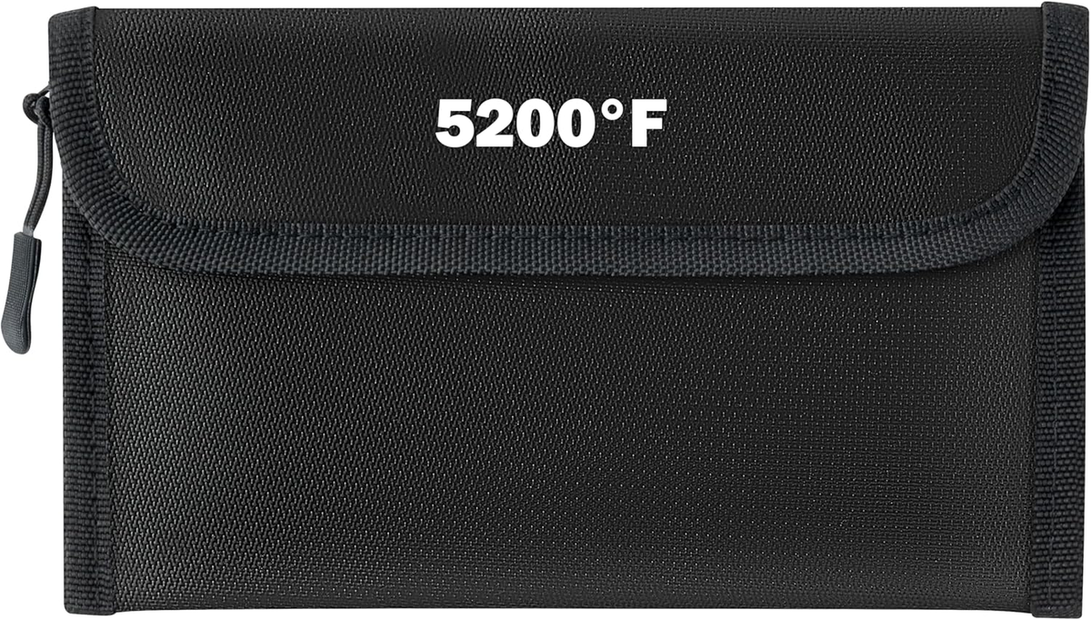 GQIRIL Fireproof Waterproof Docuent Bag - 5200°F Water Resistant Fire - View #8